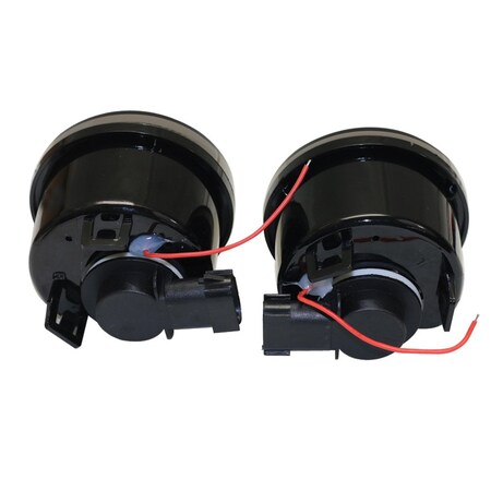 Race Sport Lighting Turn Signal Light Fit Turn Signal Amber LED Light Kit with White DRL HALO fits 06-17 JEEP JJKDRLH